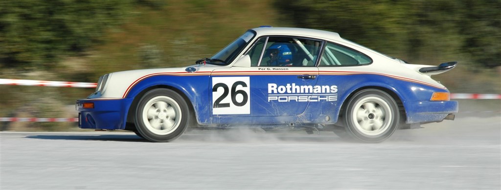 Per G. Hansen fra Ringsted i Porsche 911 RS gælder for at være en af landets mest erfarne rallykørere og har tidligere vundet det historiske mesterskab. Men Munkebjerg Hillclimb har han endnu ikke vundet. Skal det være i år?
(Foto: Michael Eisenberg)